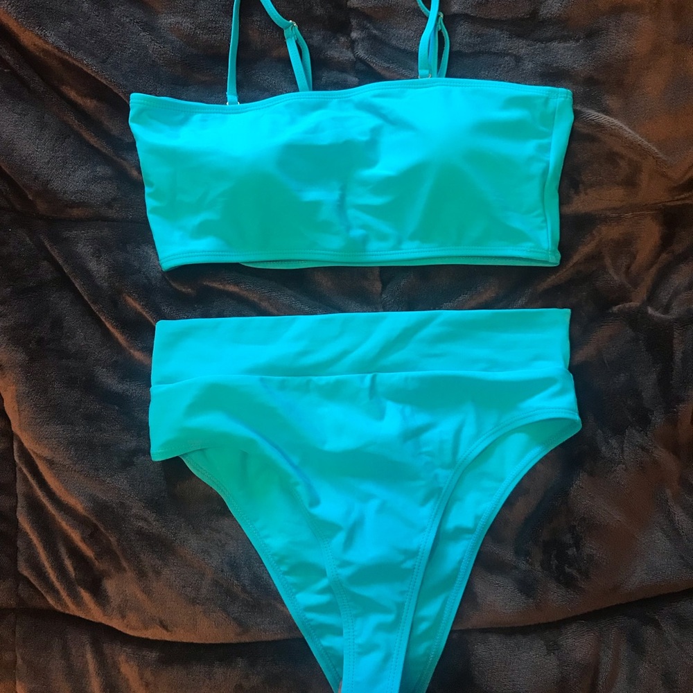 Pink Queen Women’s High-Waisted Swimsuit